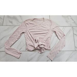 Lululemon Size 4 Pink Gather & Grow Long Sleeve